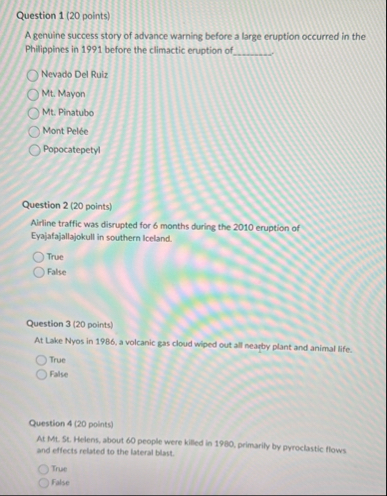 Solved Question 1 (20 ﻿points)A genuine success story of | Chegg.com