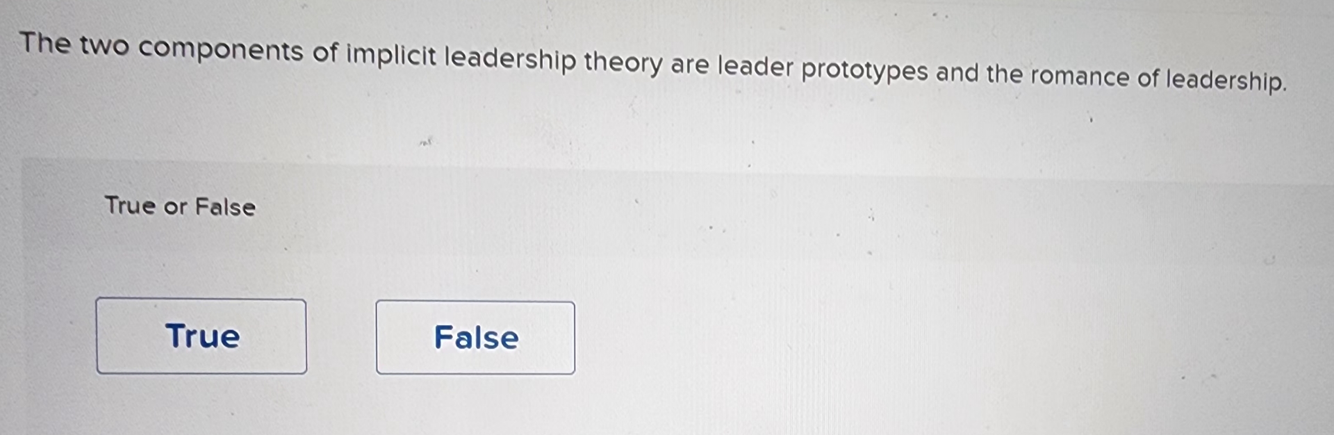 Solved The two components of implicit leadership theory are | Chegg.com