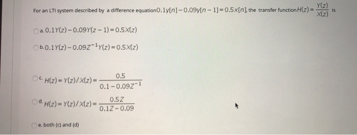 The Discrete Time Fourier Transform Dtft Of Chegg Com