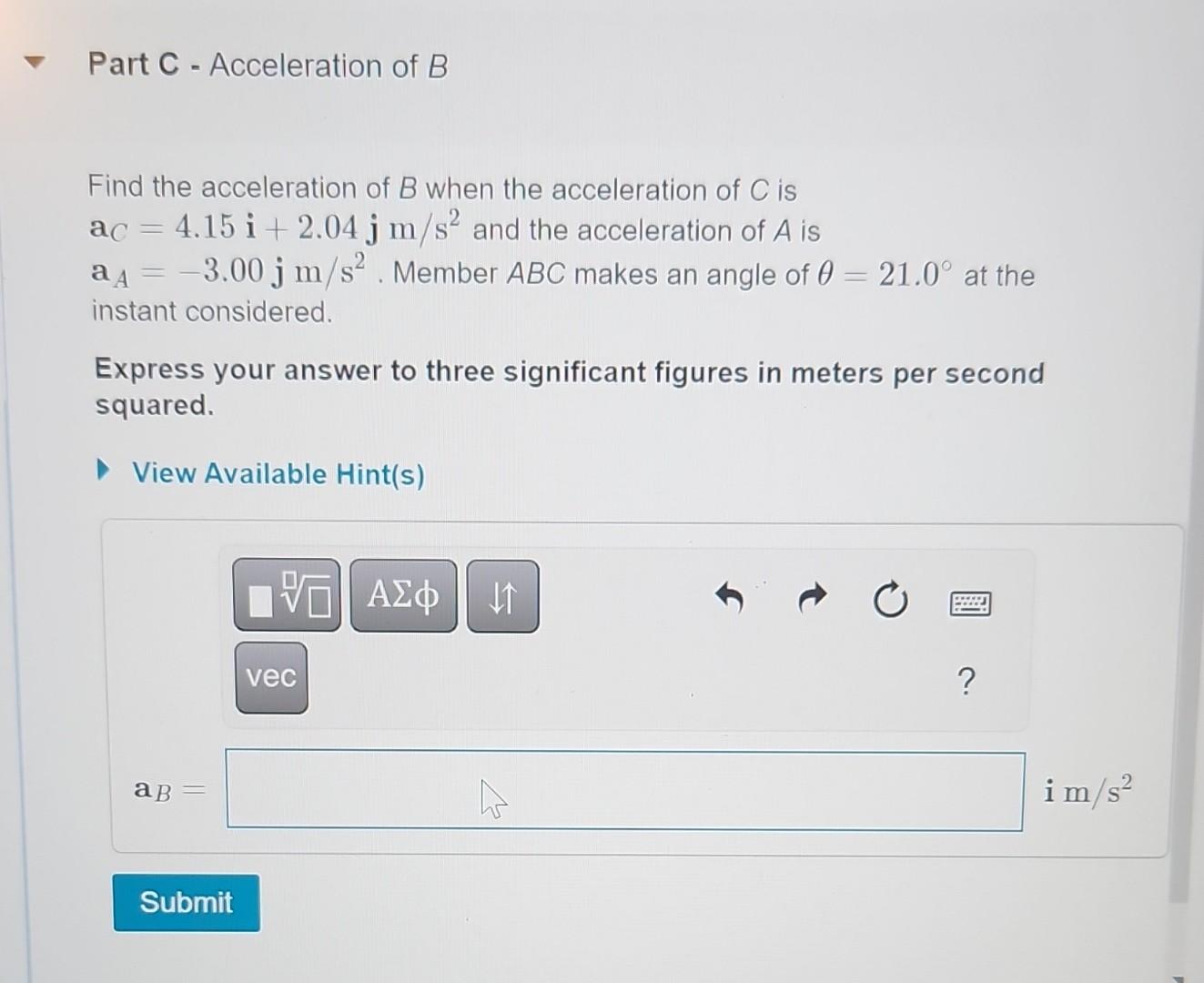 Solved Learning Goal: To be able to use the equation for | Chegg.com