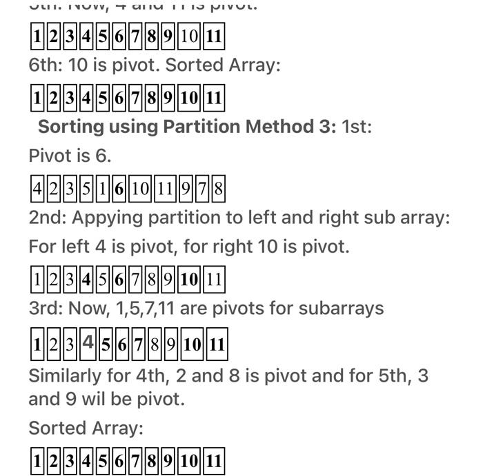 Solved 2- Partitioning methods The second and third | Chegg.com