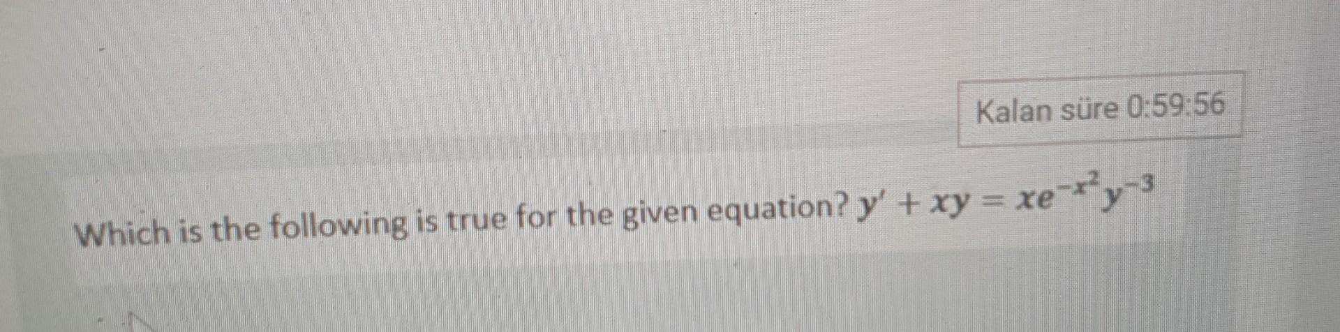 Solved Which is the following is true for the given | Chegg.com