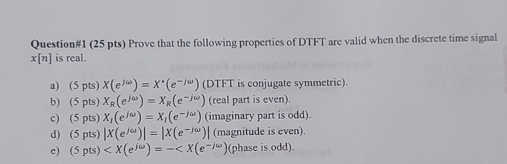 Solved Question\#1 (25 pts) Prove that the following | Chegg.com