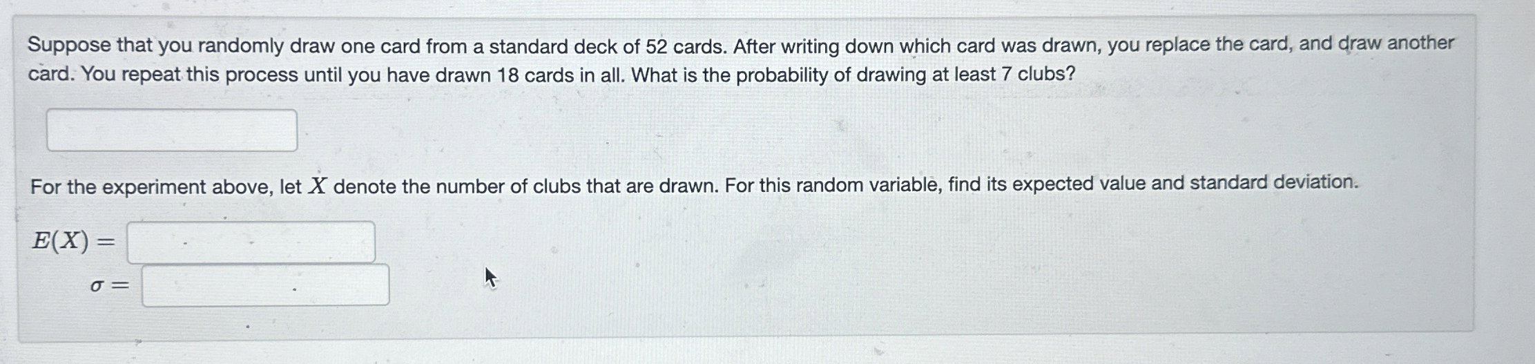 Solved Suppose that you randomly draw one card from a