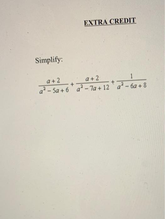 Solved Algebra For Questions 1 And 2 A Find The Values For Chegg