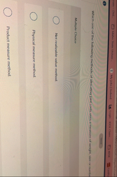 Solved ??????Which one of the following methods of | Chegg.com