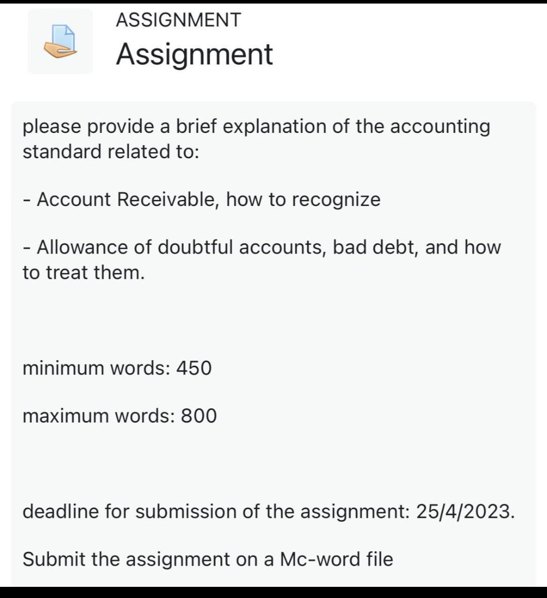 write explanatory notes on the following terms assignment