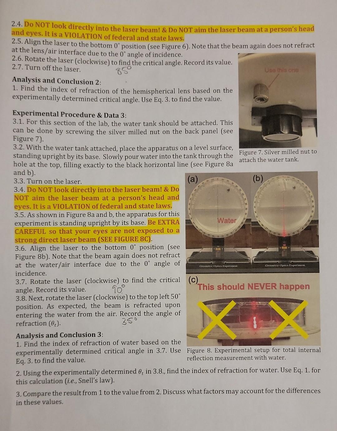 Solved i need help with analysis and conclusion 2 and on | Chegg.com