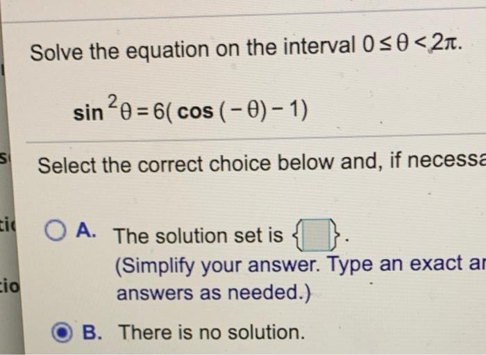 Solved Solve the equation on the interval 0 5 0