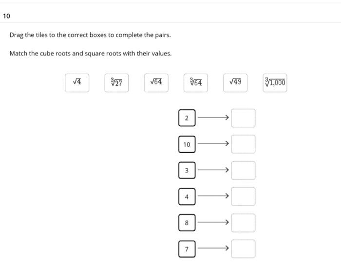 Solved 10 Drag The Tiles To The Correct Boxes To Complete | Chegg.com