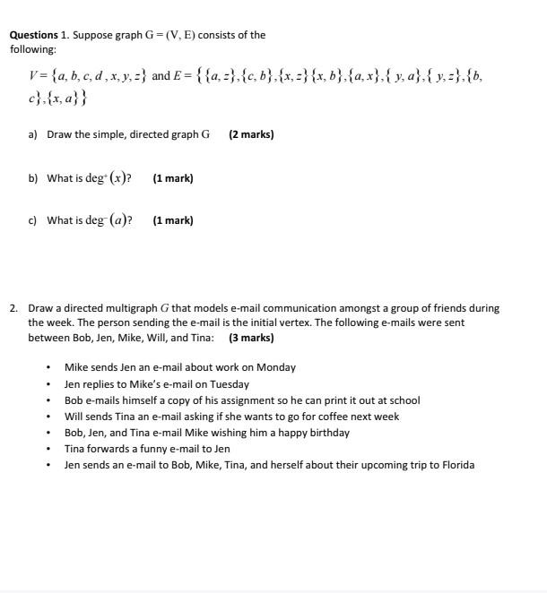 Solved Solve These Math Question .And Provide The Answer As | Chegg.com