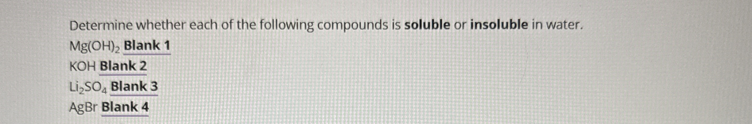 Solved Determine whether each of the following compounds is | Chegg.com