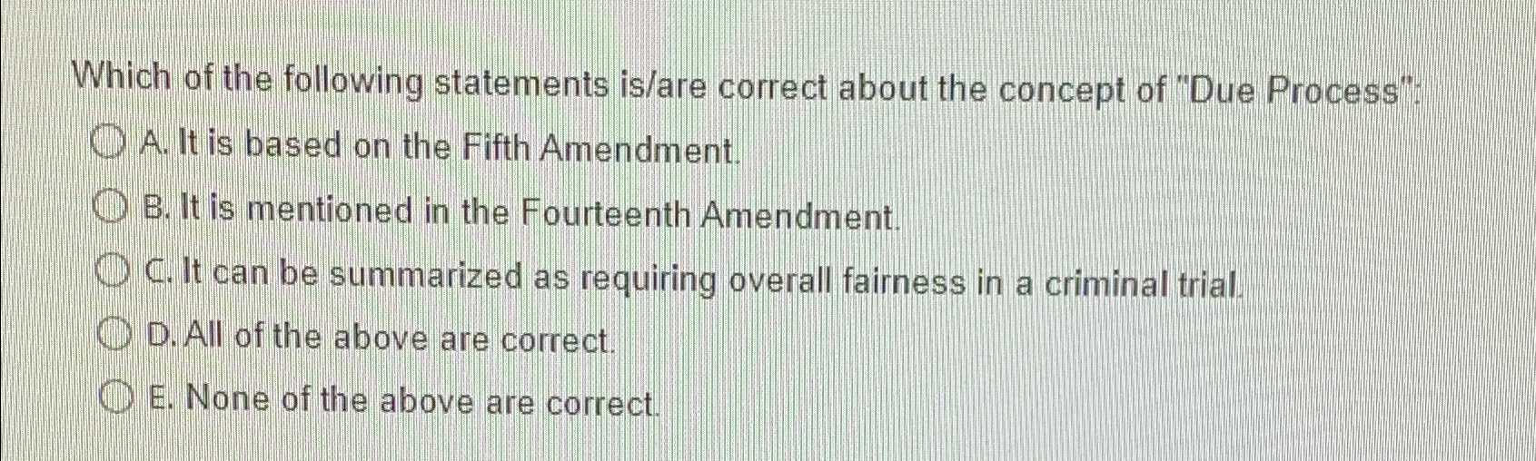 Solved Which of the following statements is/are correct | Chegg.com