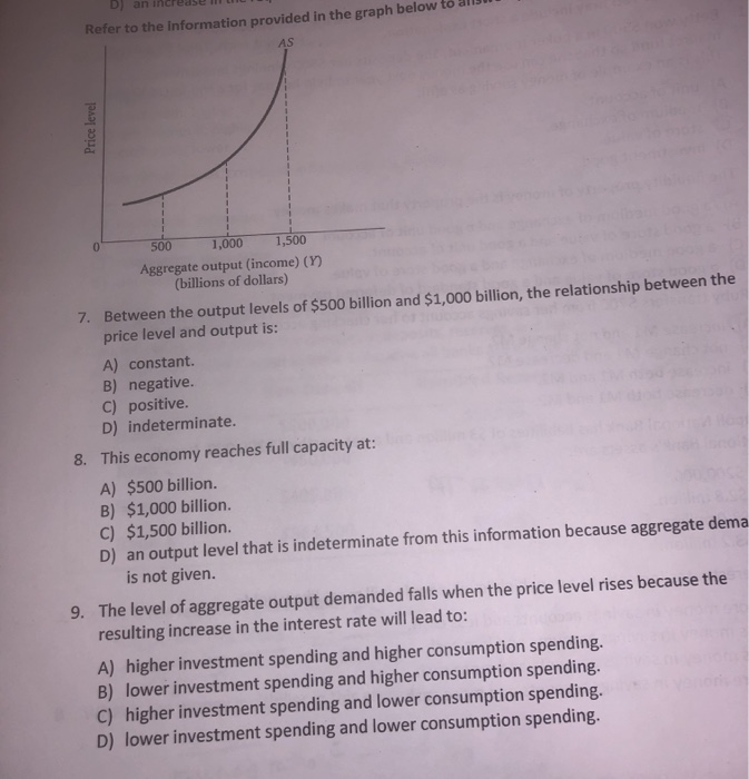Solved D an increase the Refer to the Information provided | Chegg.com