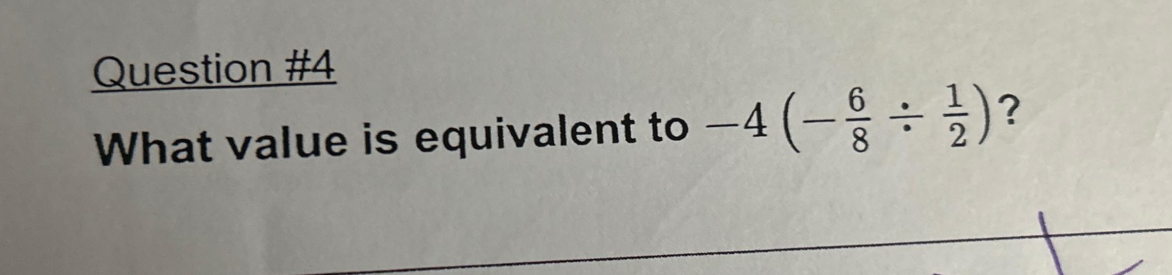 is 8 6 equivalent to 4 3