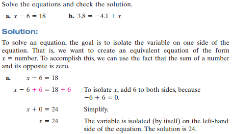 Solved: Solve the equation using the addition property of equal ...