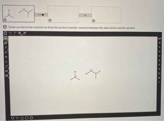 Solved Draw Curved Arrow Notation To Show The Proton