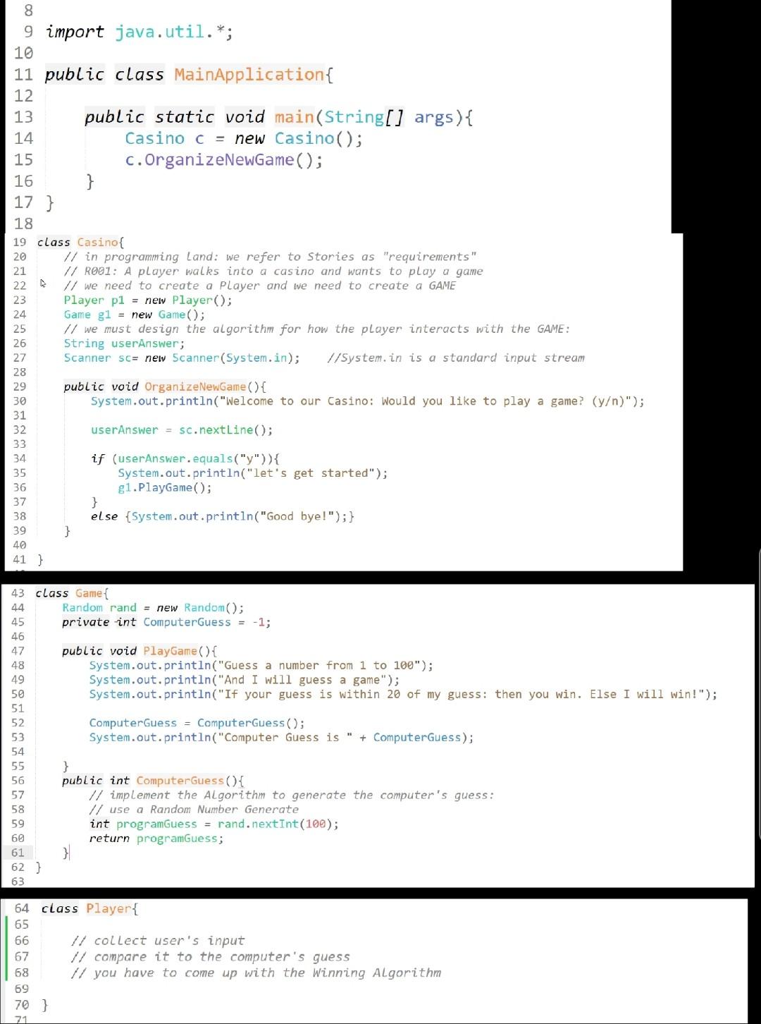 Solved modify and complete the code according to the | Chegg.com