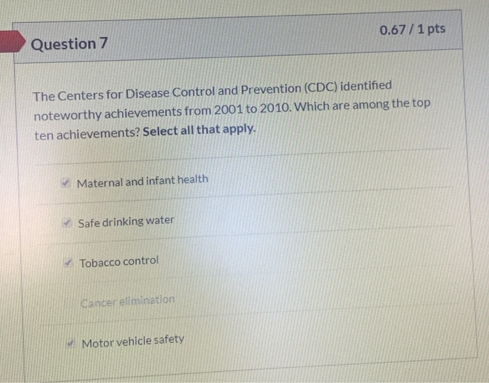Solved The Centers for Disease Control and Prevention (CDC) | Chegg.com