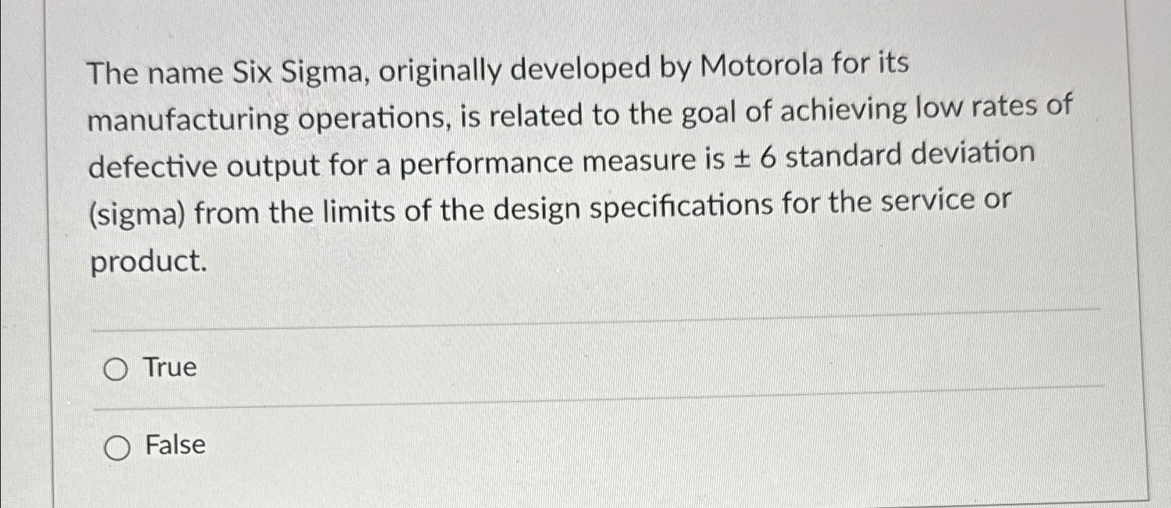 Motorola hotsell 6 sigma