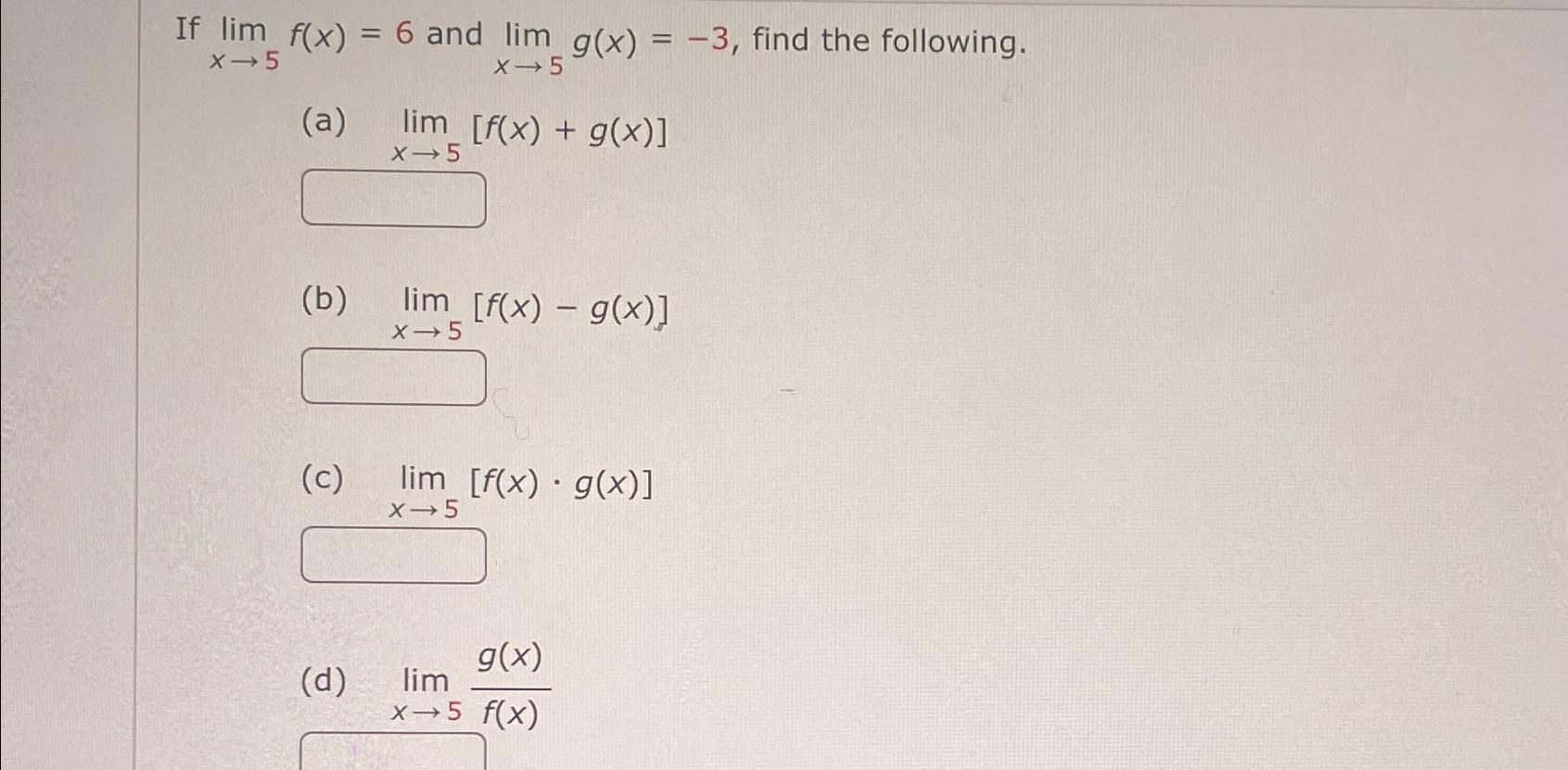 lim x 5 e xe 5 x 5