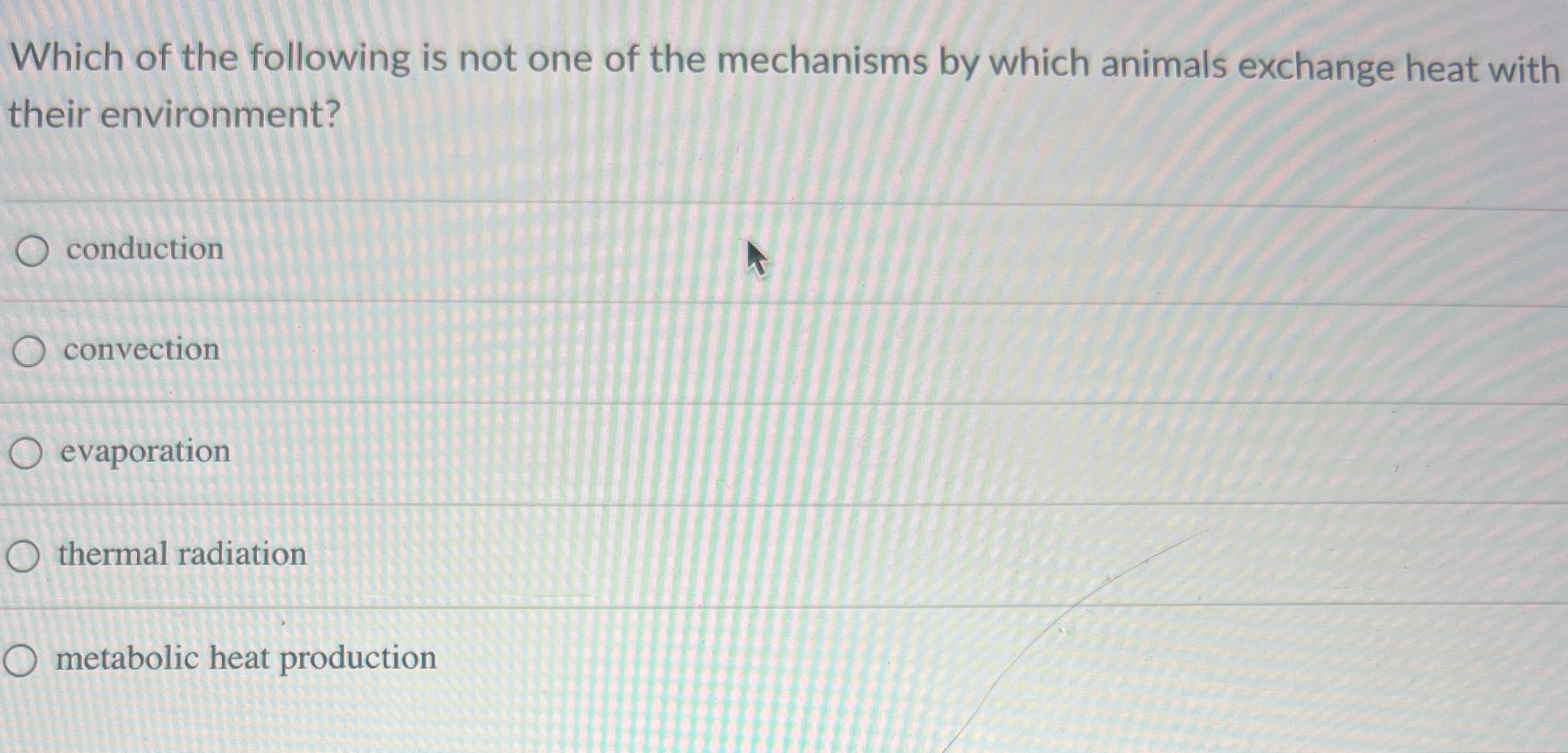 Solved Which of the following is not one of the mechanisms | Chegg.com