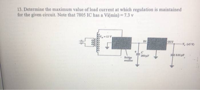 Solved 11. For the given circuit and the following circuit | Chegg.com