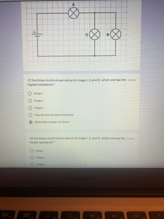 Of The Three Circuits Shown Above (in Image 1, 2, And | Chegg.com