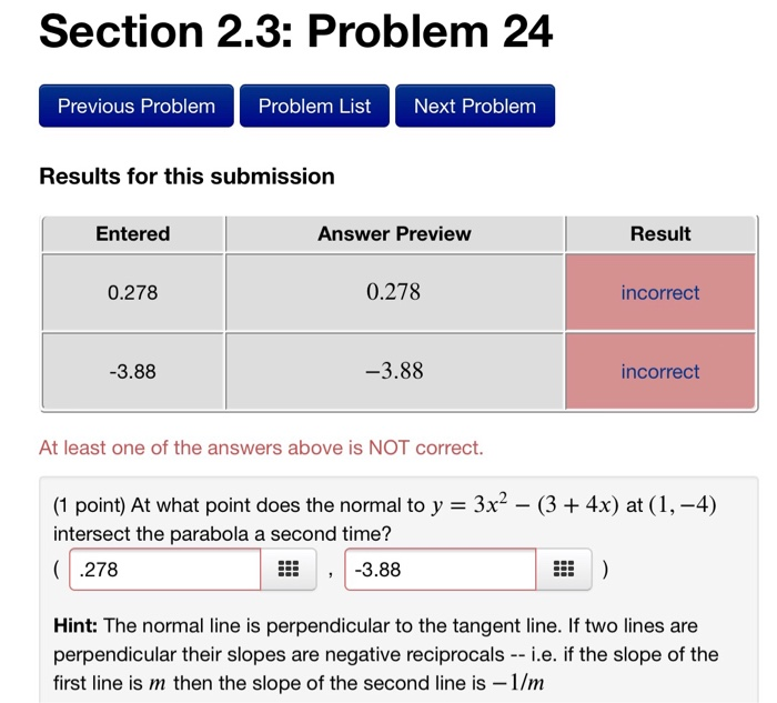 Solved Section 2.3: Problem 24 Previous Problem Problem List | Chegg.com