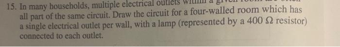 Solved all part of the same circuit. Draw the circuit for a | Chegg.com