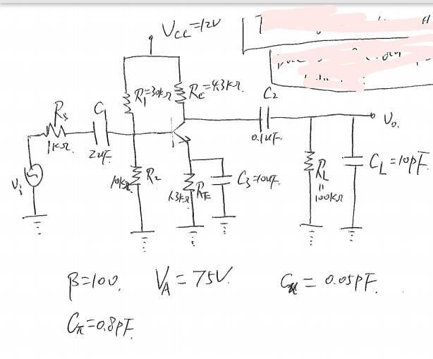 Solved 1.please find miller capacitance. show the steps