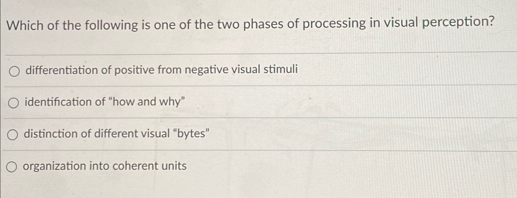 Solved Which of the following is one of the two phases of | Chegg.com
