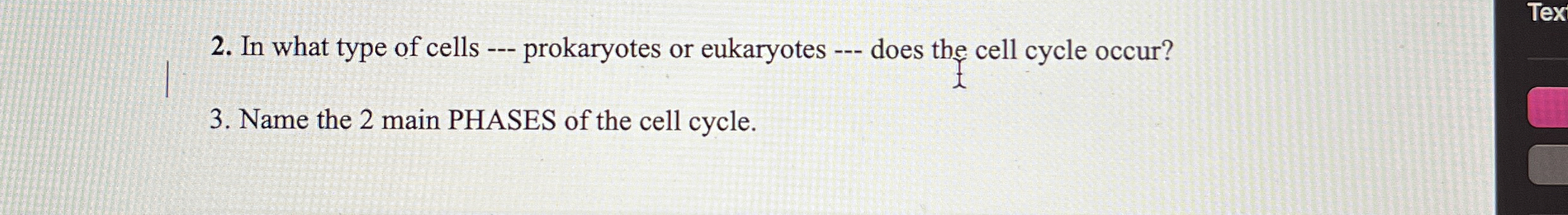 Solved In what type of cells --- ﻿prokaryotes or eukaryotes | Chegg.com