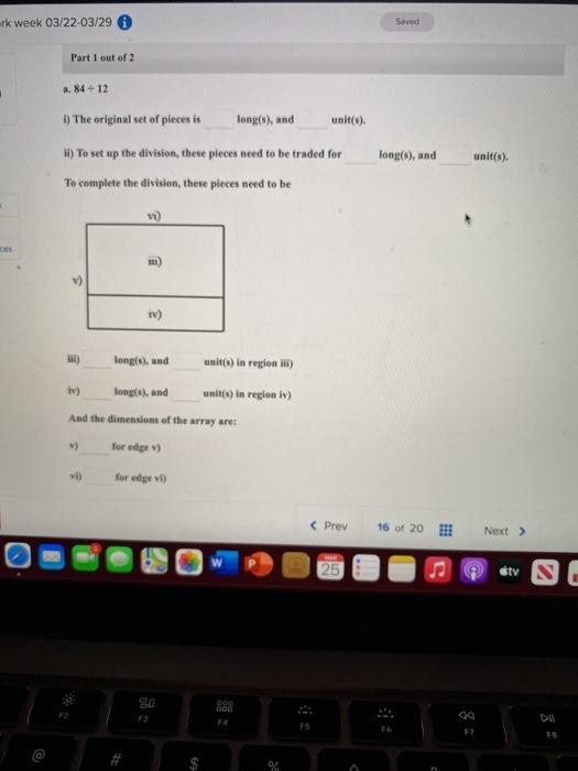 Solved Use a rectangular array of base-ten pieces to | Chegg.com