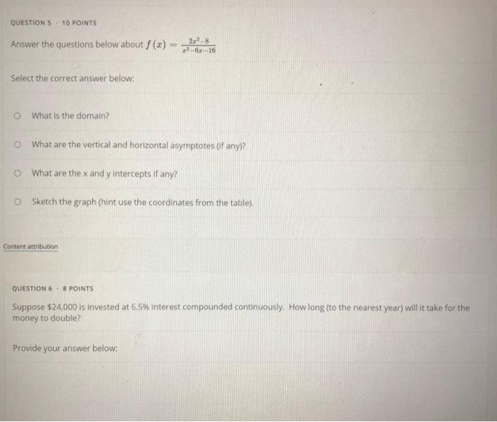 Solved QUESTION 5 10 POINTS 2.18 Answer the questions | Chegg.com