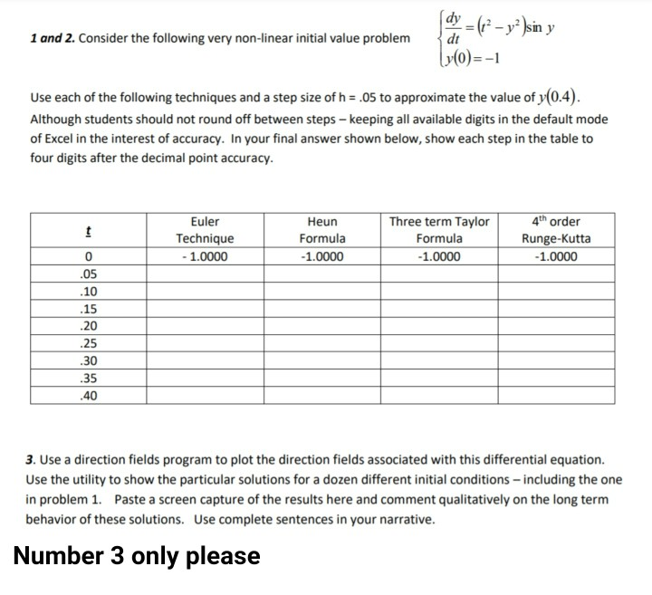 Solved 1 and 2. Consider the following very non-linear | Chegg.com