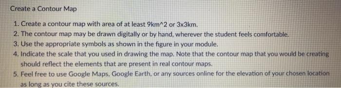 Solved Create a Contour Map 1. Create a contour map with | Chegg.com