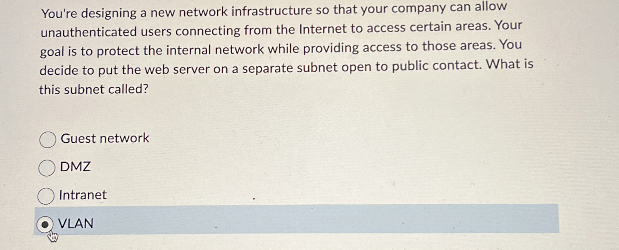 Solved You're designing a new network infrastructure so that