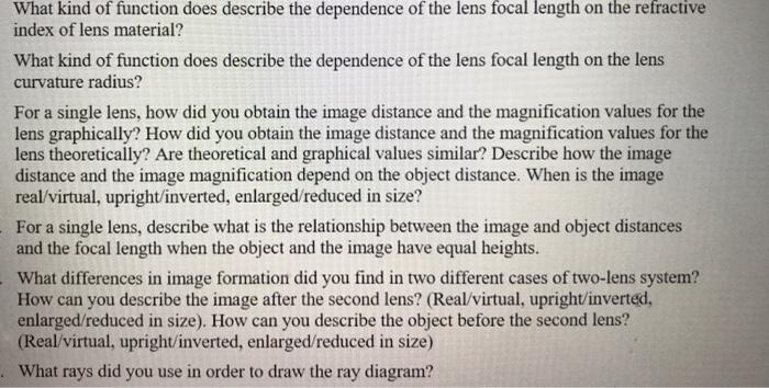 Solved What Kind Of Function Does Describe The Dependence Of Chegg