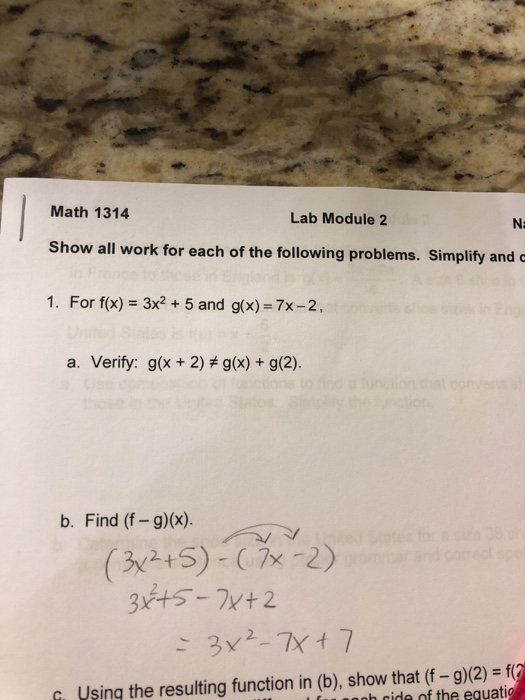 math 1314 homework answers