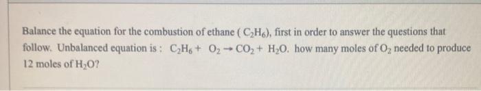 Solved Balance the following equation C4H10 +02 - CO2 + H20 | Chegg.com