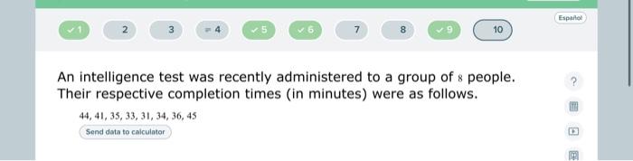 Solved An intelligence test was recently administered to a | Chegg.com