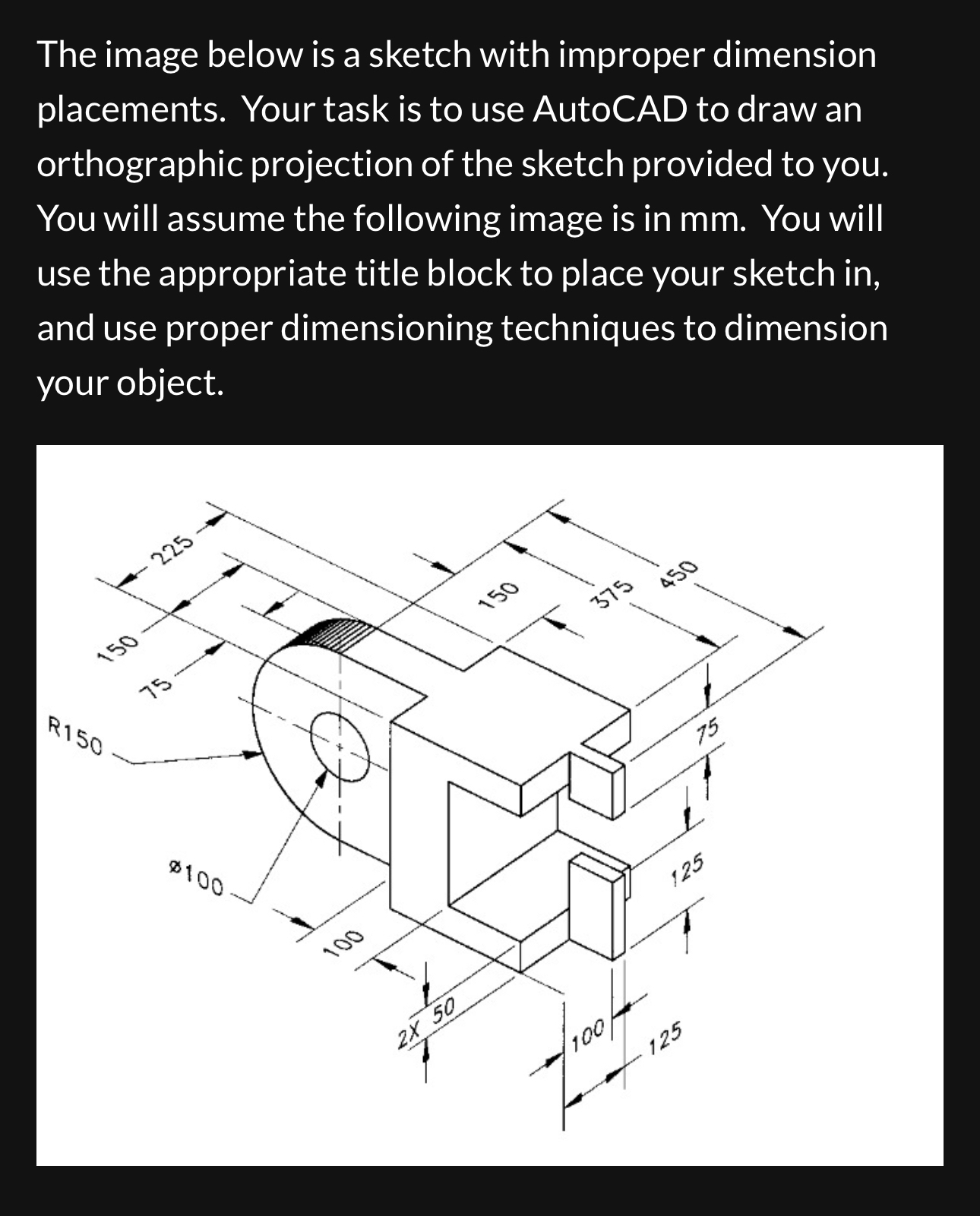 Solved The image below is a sketch with improper | Chegg.com