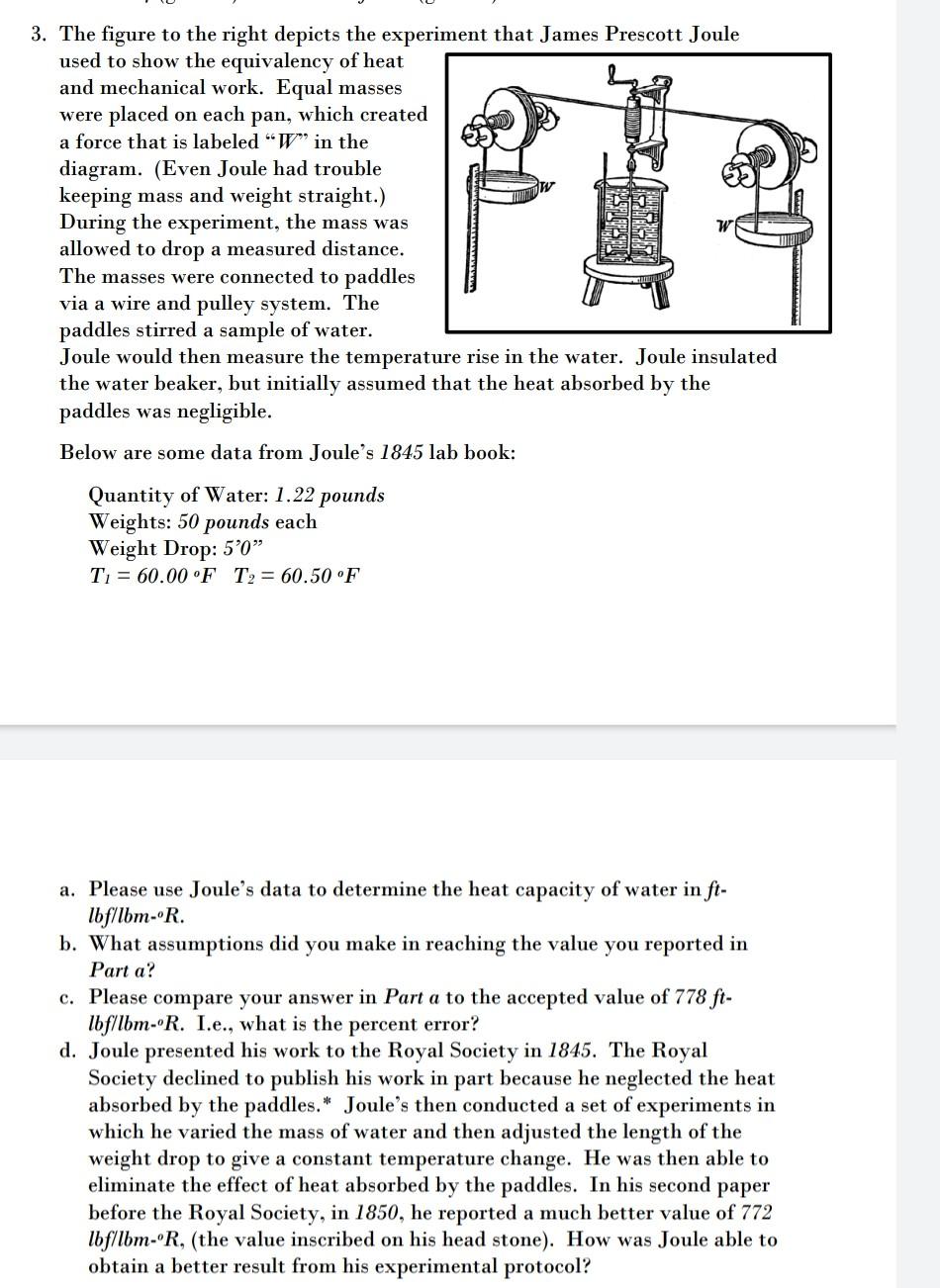 Solved 3 The Figure To The Right Depicts The Experiment Chegg Com