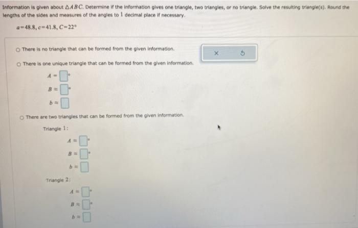 Solved Information is given about ABC Determine if the | Chegg.com