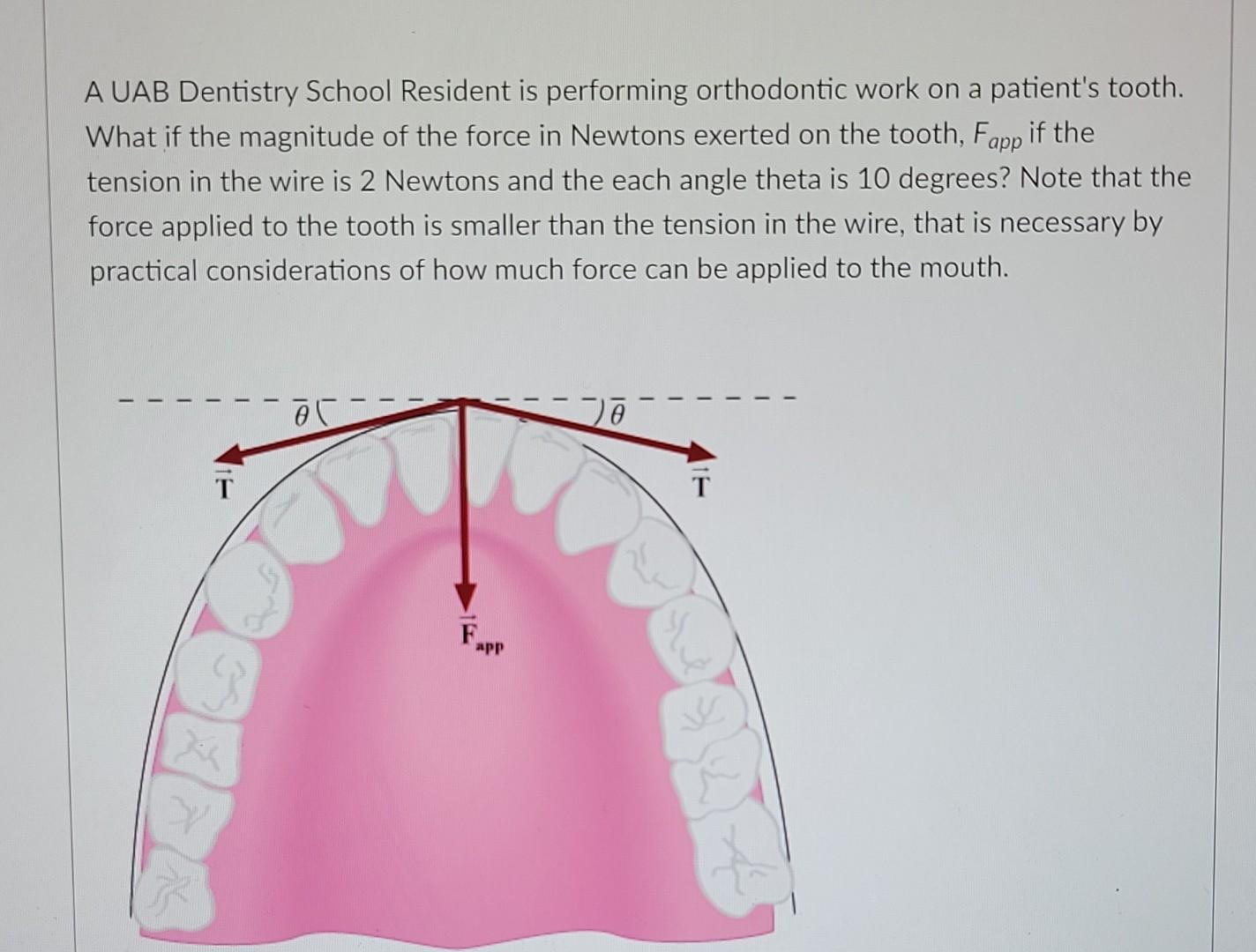 Solved A UAB Dentistry School Resident is performing | Chegg.com