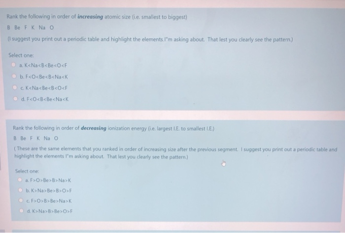 solved-rank-the-following-in-order-of-increasing-atomic-size-chegg