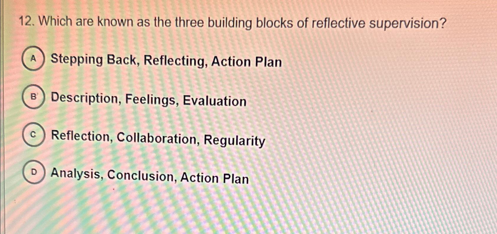 Solved Which are known as the three building blocks of | Chegg.com