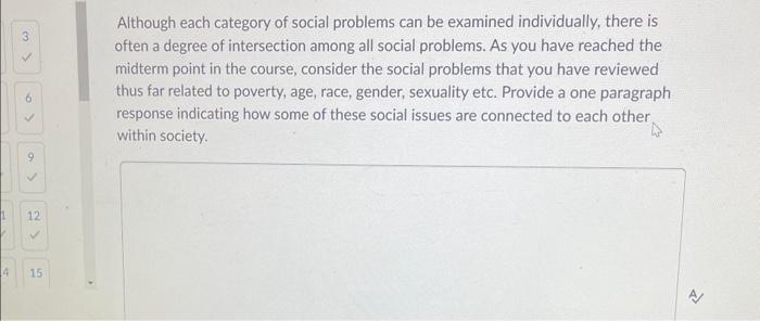 select-a-social-problem-that-we-have-discussed-thus-chegg