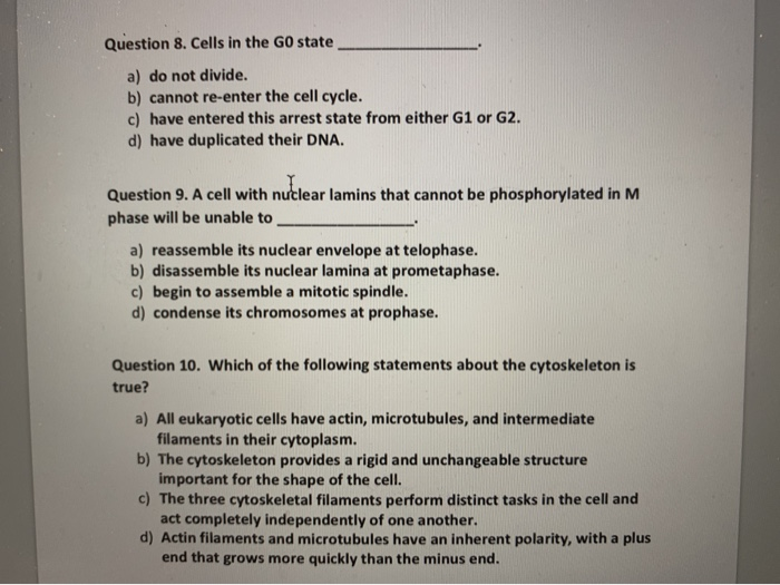 G1 versus G0 question?